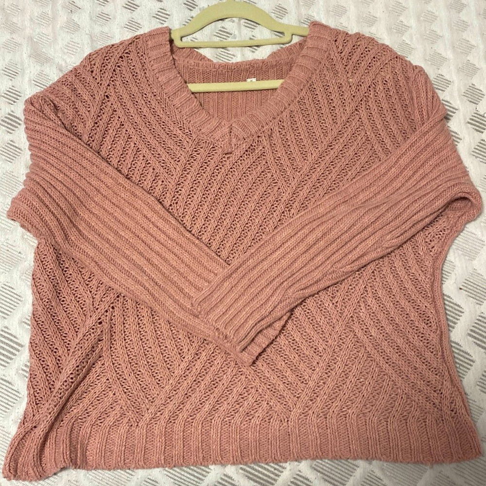 Knitted Muted Pink Sweater